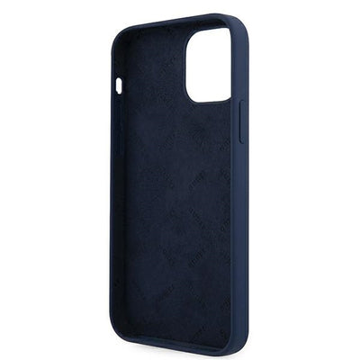 Guess GUHCP12LLSVSBL iPhone 12 Pro Max 6.7" blue/blue hardcase Script Vintage