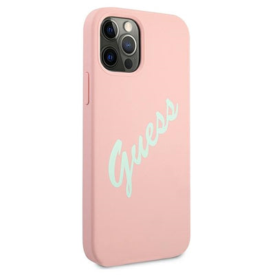 Guess GUHCP12MLSVSPG iPhone 12/12 Pro 6.1" rose green/green pink hardcase Silicone Vintage