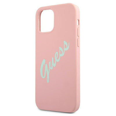 Guess GUHCP12MLSVSPG iPhone 12/12 Pro 6.1" rose green/green pink hardcase Silicone Vintage