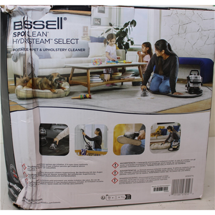 SALE OUT. Bissell SpotClean HydroSteam Select | Bissell Portable Carpet and Upholstery Cleaner | SpotClean HydroSteam Se