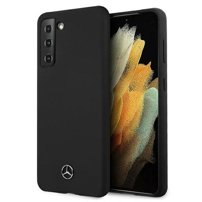 Mercedes Silicone Line Case for Samsung Galaxy S21+ - Black
