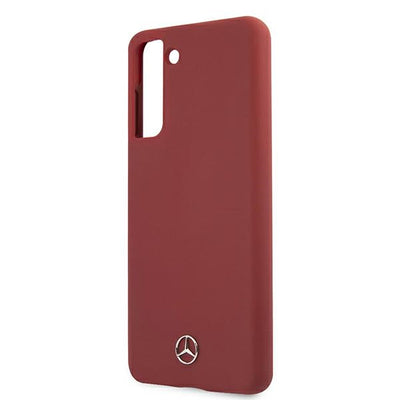 Mercedes Silicone Line Case for Samsung Galaxy S21+ - Red