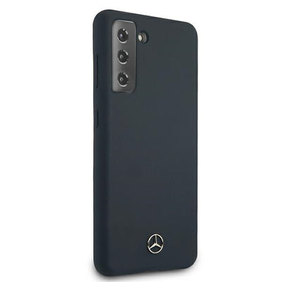 Mercedes Silicone Line Case for Samsung Galaxy S21 - Blue