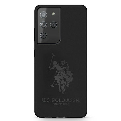 US Polo USHCS21LSLHRTBK S21 Ultra G998 czarny/black Silicone On Tone — U.S. Polo Assn.