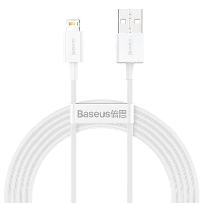 Baseus Superior USB - Lightning 2.4A 2 m cable White (CALYS-C02)
