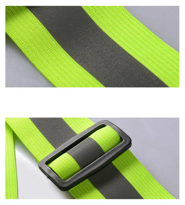 Adjustable reflective harness for running bike - black — Hurtel