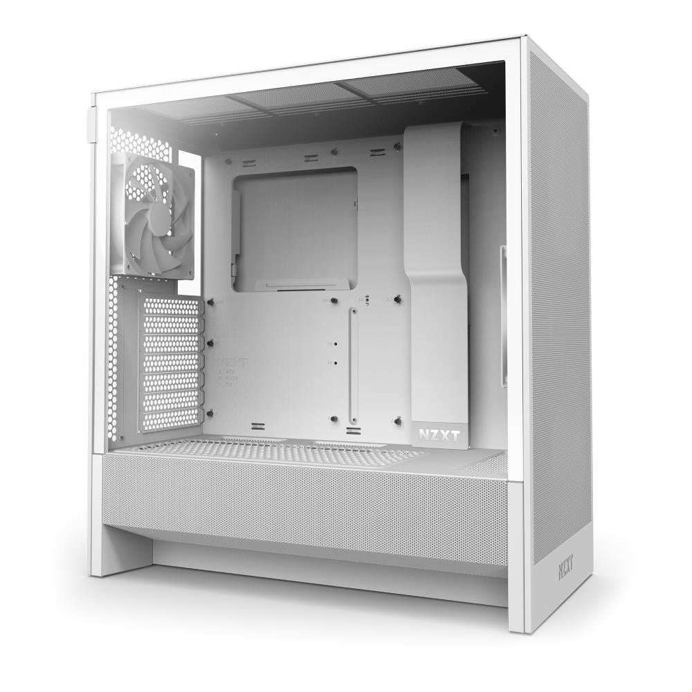 Case NZXT H5 Flow MidiTower Case product features Transparent panel Not included ATX EATX MicroATX MiniITX Colour White CC-H52FW-01