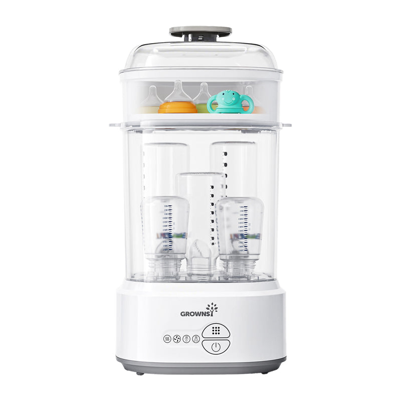 Grownsy bottle sterilizer with dryer (gray) - Image 2