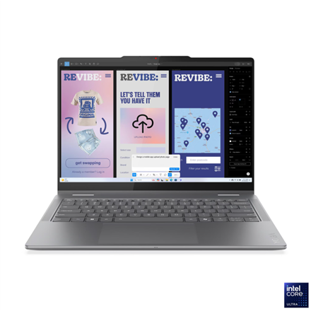 Lenovo- Yoga 7 2-in-1 14ILL10 Intel | Luna Grey | 14 " | OLED | Touchscreen | WUXGA | 1920 x 1200 pixels | Glossy | Inte