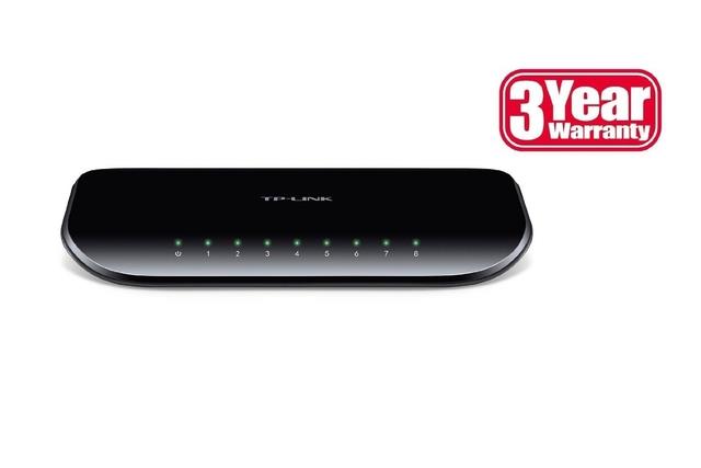 Switch TP-LINK 8x10Base-T / 100Base-TX / 1000Base-T TL-SG1008D