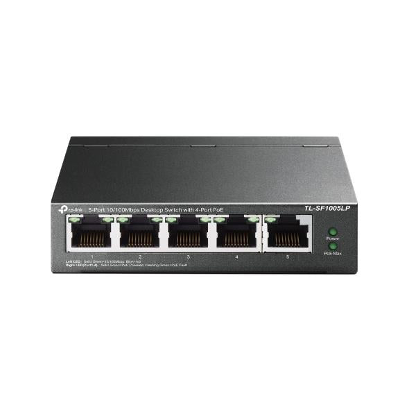 Switch TP-LINK 5x10Base-T / 100Base-TX PoE ports 4 TL-SF1005LP