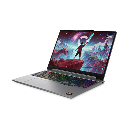 Lenovo | LOQ Essential 15ARP11 | Luna Grey | 15.6 " | IPS | FHD | 1920 x 1080 pixels | 144 Hz | Anti-glare | AMD Ryzen 7