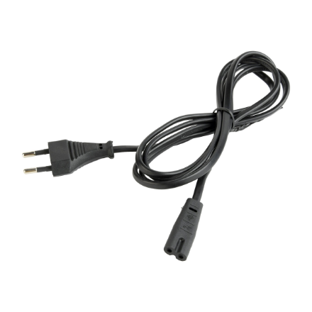 Cablexpert | Power cord (C7), VDE approved | PC-184-075-1.8M | Black | CEE 7/16 to C7