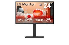 LCD Monitor LG 23.8" Business Panel IPS 1920x1080 16:9 100 Hz 5 ms Swivel Pivot Height adjustable Tilt 24BA650-B