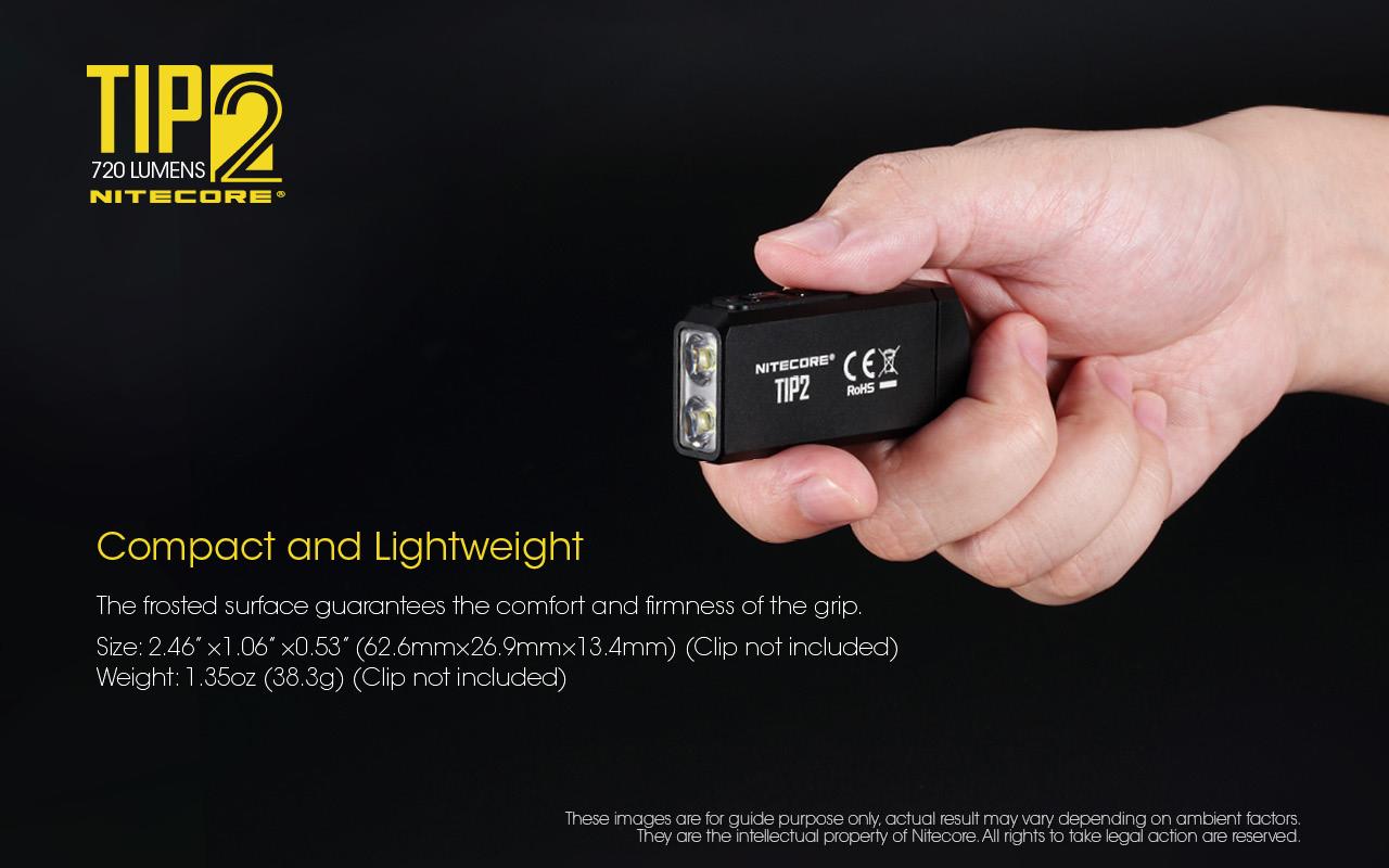 FLASHLIGHT T SERIES 720 LUMENS/TIP2 NITECORE
