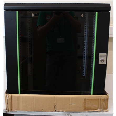 SALE OUT. Digitus 12U Wall Mounting Cabinet, Unique Series - 600x600 mm, Black | SALE OUT. | Digitus | Wall Mounting Cab