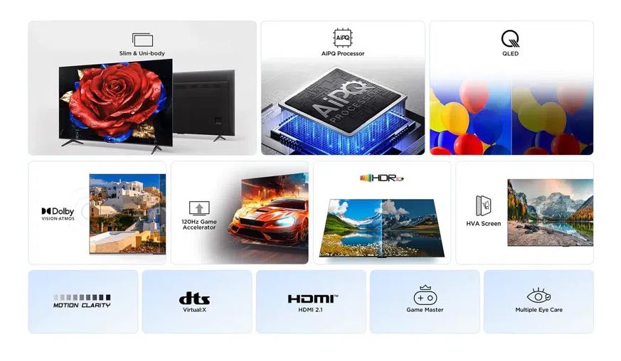 TV Set TCL 75 " 4K Ultra HD 3840 x 2160 pixels Flat 16:9 QLED 75T69C