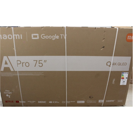 SALE OUT. Xiaomi QLED TV A Pro 2026 75" | SALE OUT. Xiaomi QLED TV A Pro 2026 | 75 | Smart TV | Google TV | 4K UHD | DAM