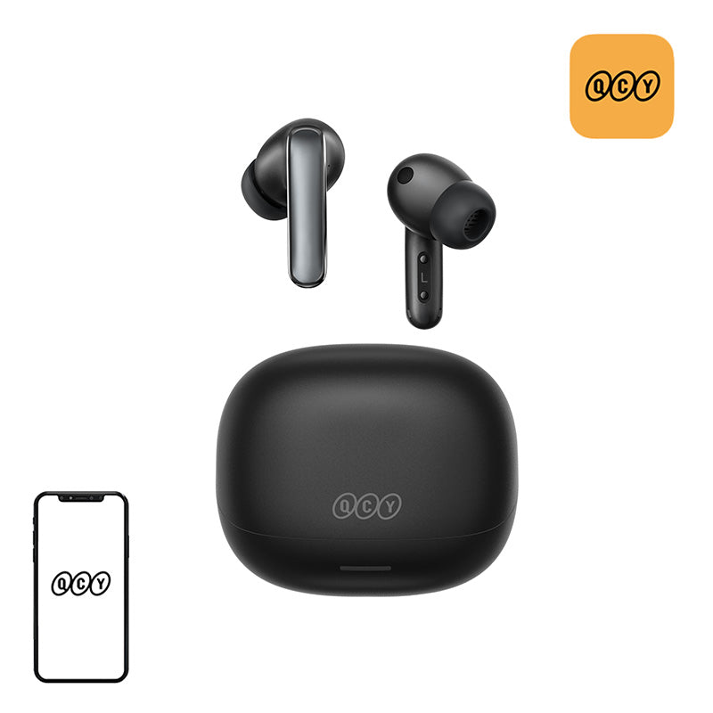 QCY Melobuds N65 Wireless Earbuds (Black) - Image 1