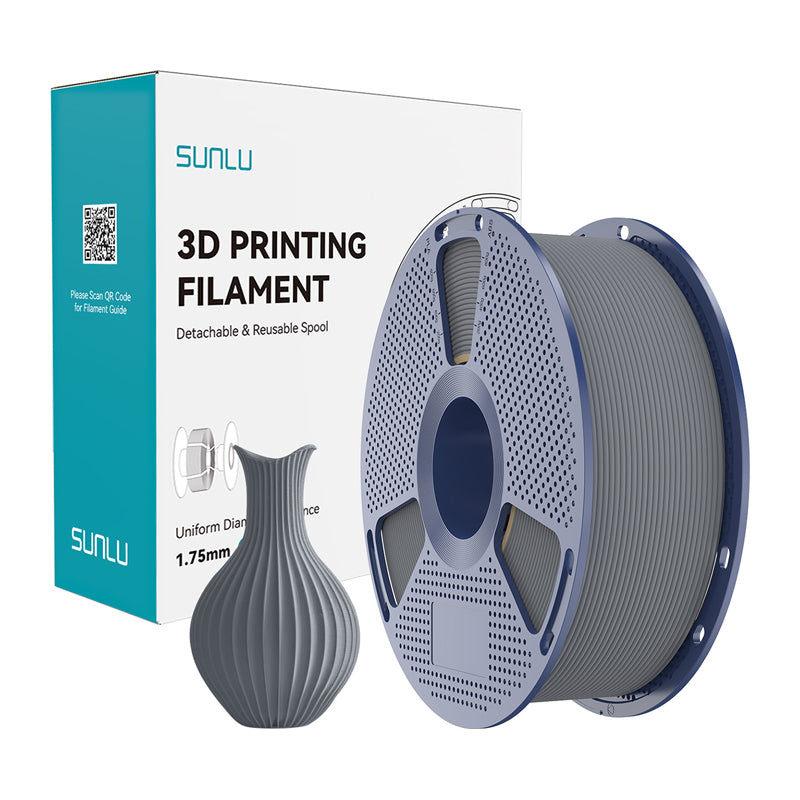 Sunlu PLA Classic Gray Filament 1.75mm 1KG - Image 1