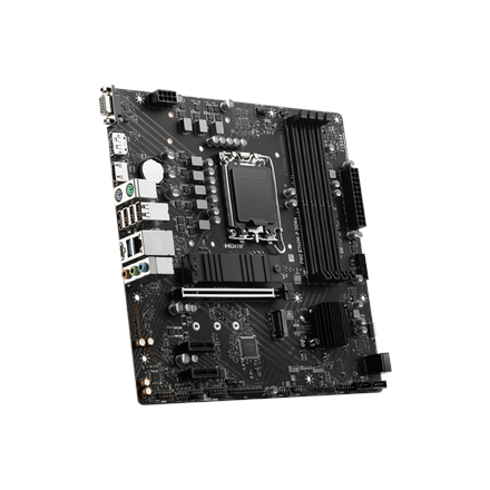 MSI | PRO B760M-P DDR4 | Processor family Intel | Processor socket LGA1700 | DDR4 DIMM | Memory slots 4 | Supported har