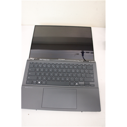 SALE OUT. Asus | Zenbook Duo UX8406CA-PZ009W | Basalt Gray | 14 " | OLED | Touchscreen | 3K | 2880 x 1800 pixels | Gloss