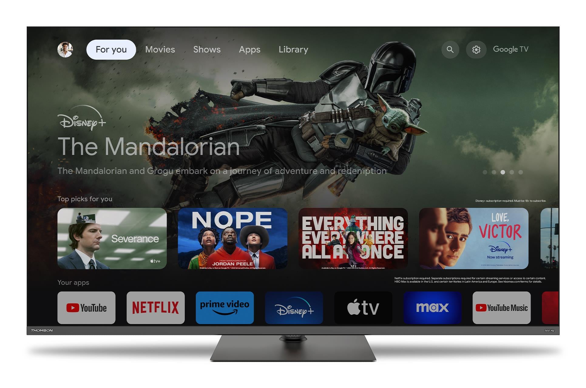 TV Set THOMSON 43 " 4K Ultra HD 3840 x 2160 pixels Flat 16:9 QLED Pro 43QG7C04