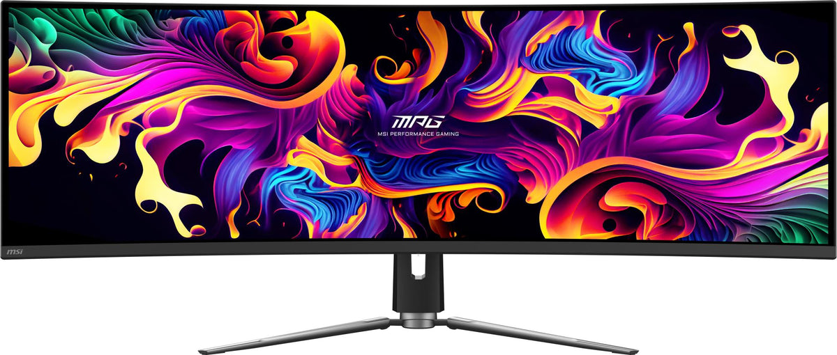 Monitor MSI 49 " 5120 x 1440 pixels Dual QHD Native aspect ratio 32:9 QD-OLED Curved MPG491CQPXQD-OLED