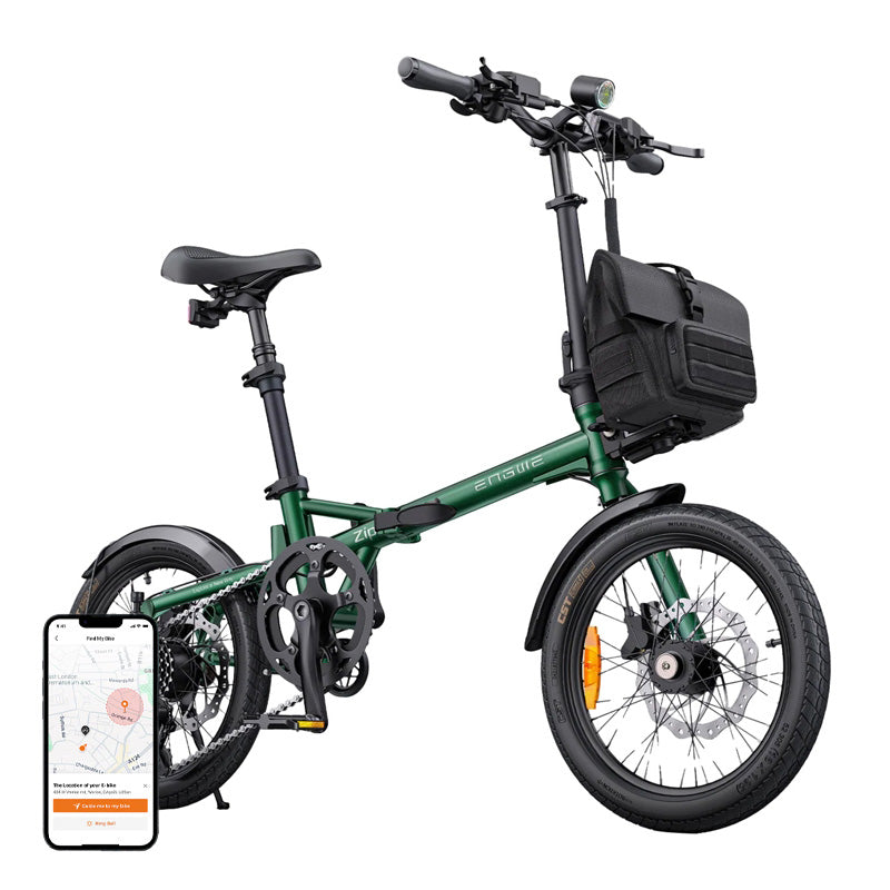 ENGWE ZIP 250W 16" Electric Bike (Green) - Image 1