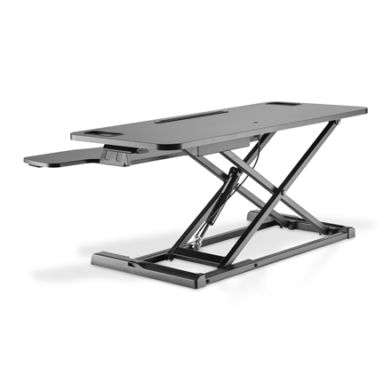 DA-90380-1 Ergonomic Workspace Riser | Height adjustment 10-50 cm | Maximum load weight 15 kg | Black