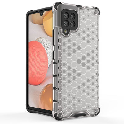 Honeycomb Case armor cover with TPU Bumper for Samsung Galaxy A42 5G red — Hurtel