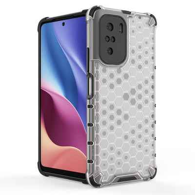 Honeycomb Case armor cover with TPU Bumper for Xiaomi Redmi K40 Pro+ / K40 Pro / K40 / Poco F3 blue — Hurtel
