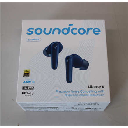 SALE OUT. | Anker Soundcore Earbuds with Dolby Audio | Liberty 5 | Bluetooth | In-Ear | Microphone | Navy blue | Noise c