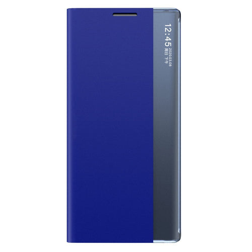 Sleep Case Bookcase Type Case with Smart Window for Xiaomi Redmi K40 Pro+ / K40 Pro / K40 / Poco F3 blue — Hurtel