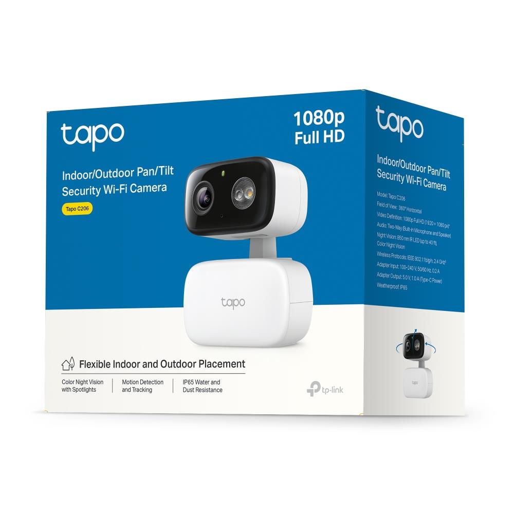 WRL CAMERA INDOOR/OUTDOOR/TAPO C206 TP-LINK