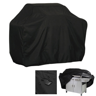 Waterproof grill cover, bicycle cover, bike cover, garden furniture cover, XXL cover, black — Hurtel