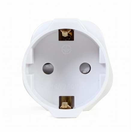 Cablexpert AC power adapter, EU Schuko socket to UK plug, 13 A | A-AC-EUFUKM-01 | Power adapter