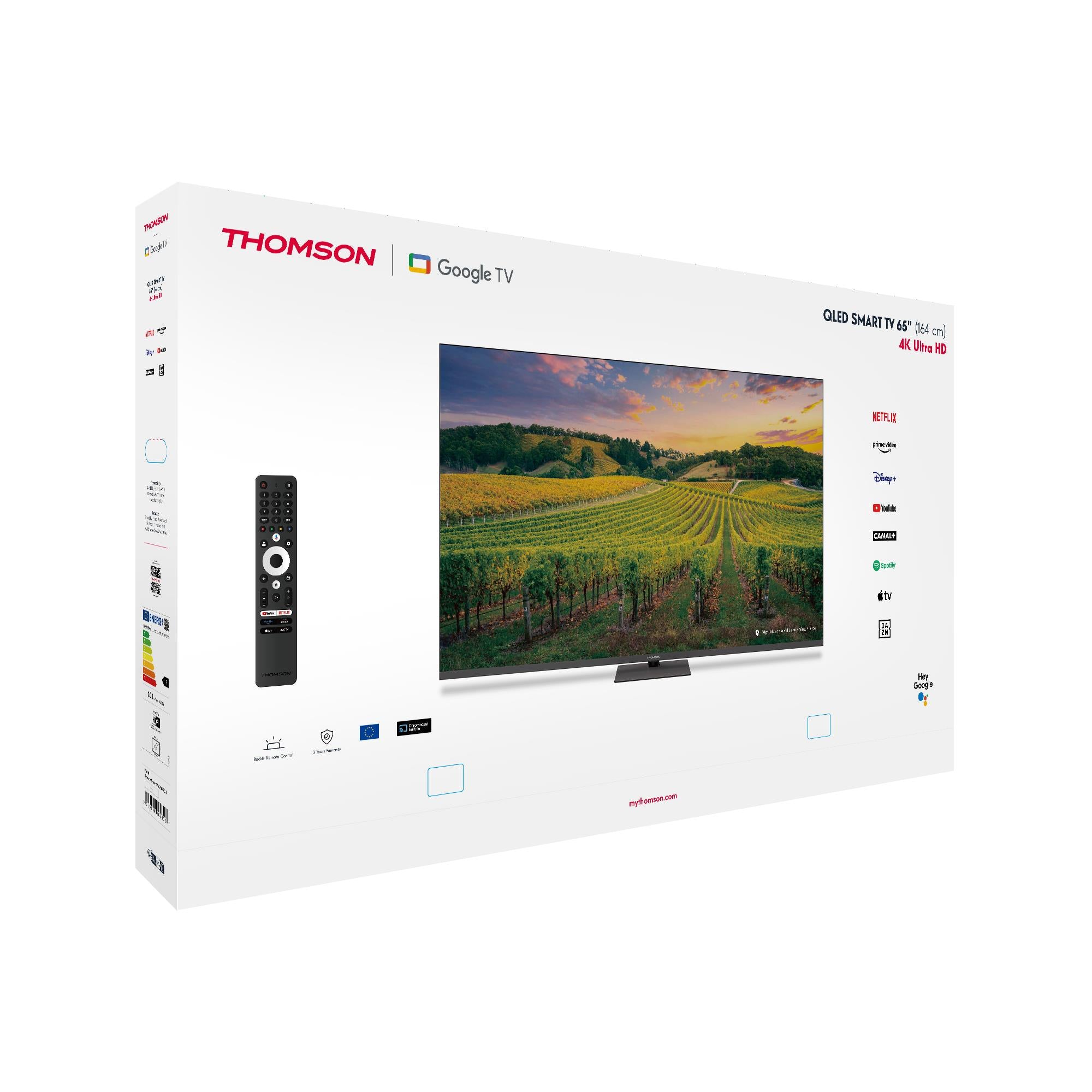 TV Set THOMSON 65 " 4K Ultra HD 3840 x 2160 pixels Flat QLED 65QG5C14
