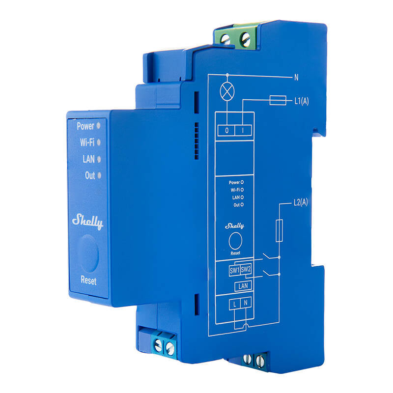 Shelly Pro 1 Potential-free Switch with dry contacts - Image 3