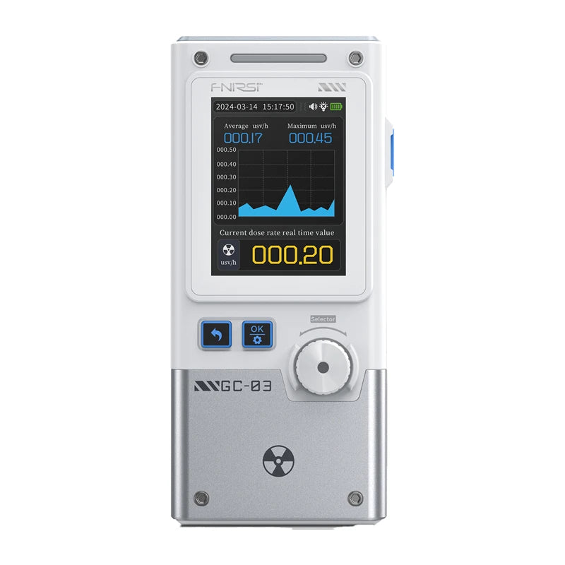 Multifunctional ionizing radiation detector FNIRSI GC-03 WT - Image 1