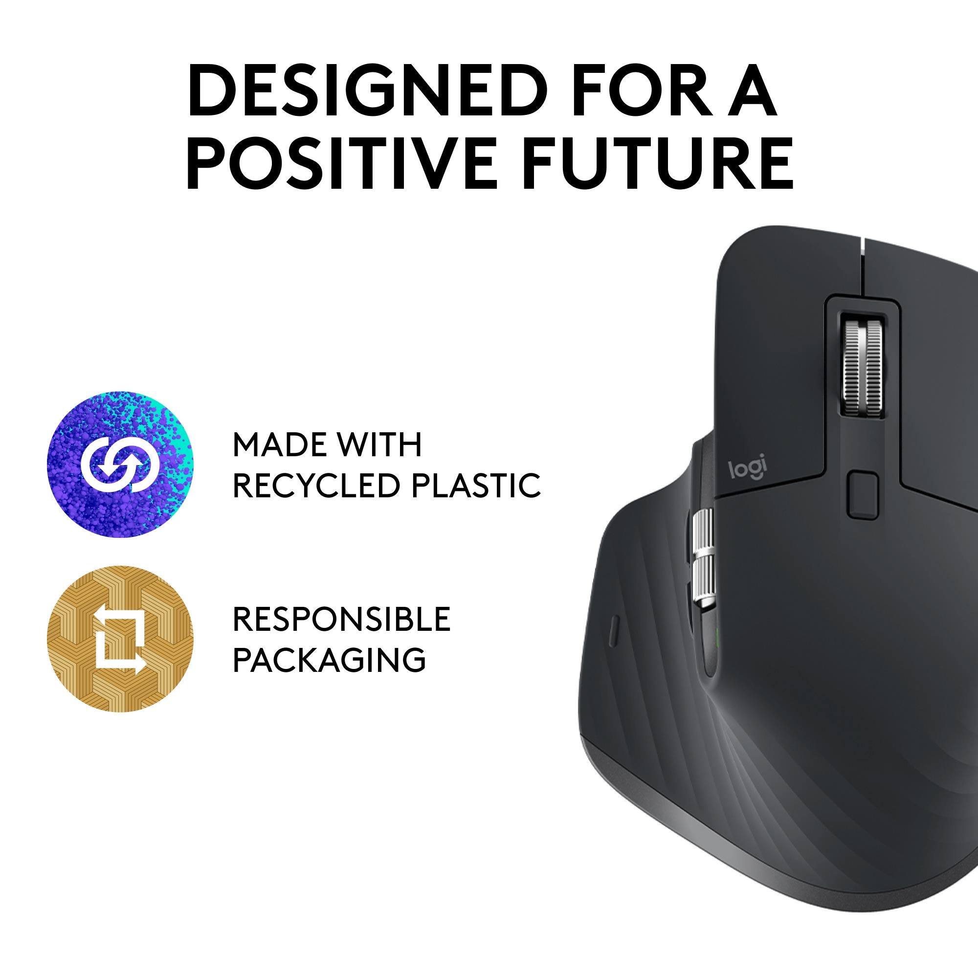 MOUSE BLUETH OPTICAL MASTER 3S/BLACK 910-006559 LOGITECH