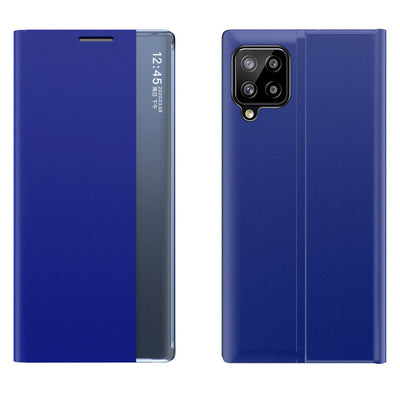 Sleep Case Bookcase Type Case with Smart Window for Samsung Galaxy A22 4G blue — Hurtel