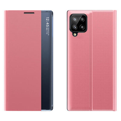 Sleep Case Bookcase Type Case with Smart Window for Samsung Galaxy A22 4G pink — Hurtel
