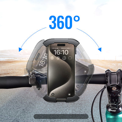 Ugreen Universal Bike Phone Holder for Bike Motorcycle Handlebar Black (LP494 Black)