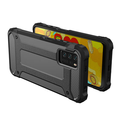 Hybrid Armor Case Tough Rugged Cover for Xiaomi Redmi Note 10 5G / Poco M3 Pro golden — Hurtel