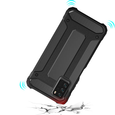 Hybrid Armor Case Tough Rugged Cover for Xiaomi Redmi Note 10 5G / Poco M3 Pro golden — Hurtel