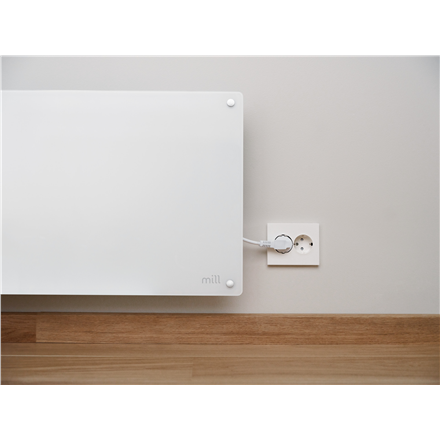 Mill Glass Smart WiFi Panel Heater Gen. 4 | GL1300WIFI4 | Panel Heater | 1300 W | Suitable for rooms up to 15-19 m² | Wh