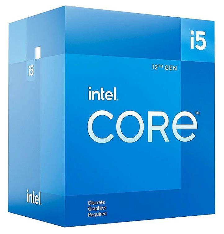 CPU INTEL Desktop Core i5 i5-12400F Alder Lake 2500 MHz Cores 6 18MB Socket LGA1700 65 Watts BOX BX8071512400FSRL4W