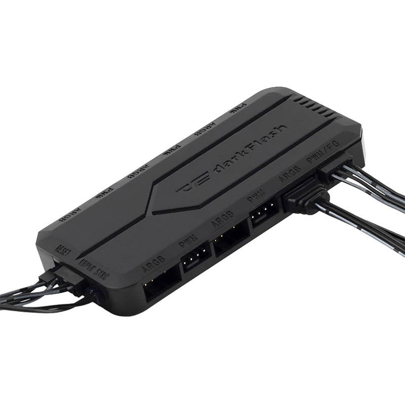 Fan control box for computer Darkflash RC2 RGB PWM (black) - Image 3