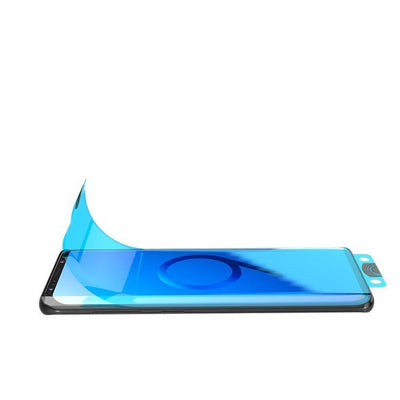3D Edge Nano Flexi Glass Hybrid Full Screen Protector with frame for Samsung Galaxy S21+ 5G (S21 Plus 5G) black — Hurtel